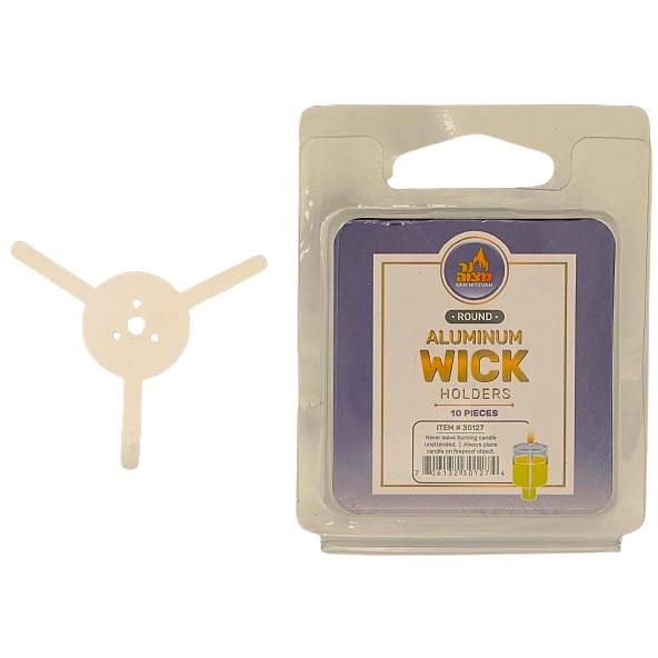 10 ALUMINUM WICK HOLDERS – CHANUKKAH OIL CUPS ACCESSORY