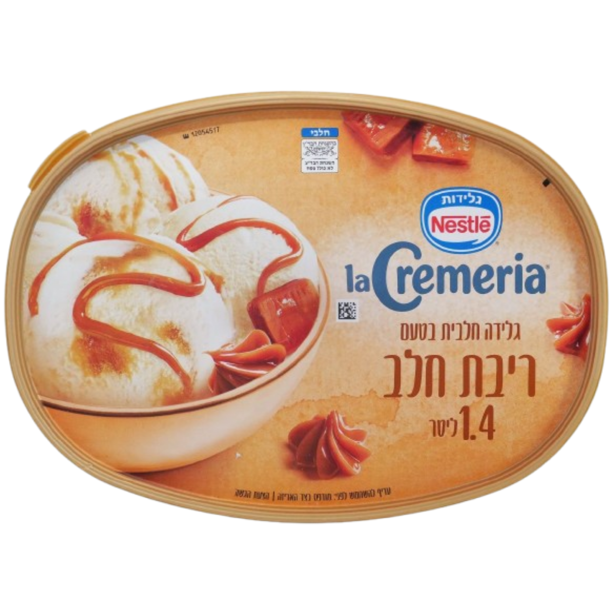 KOSHER ICE CREAM NESTLE LA CREMERIA DULCHE DE LECHE 1,4 LT