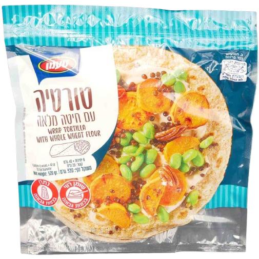8 KOSHER WHOLE WHEAT TORTILLA TAAMAN Ø20 CM 320G