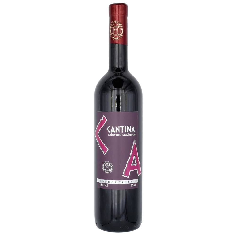 CABERNET SAUVIGNON CANTINA 750 ML. Kosher Red Wine From Italy