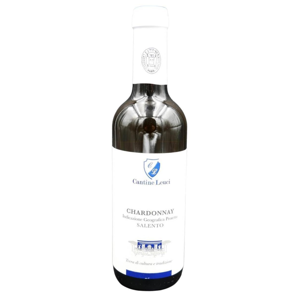 CHARDONNAY 375 ML. LEUCI Kosher White Wine From Italy