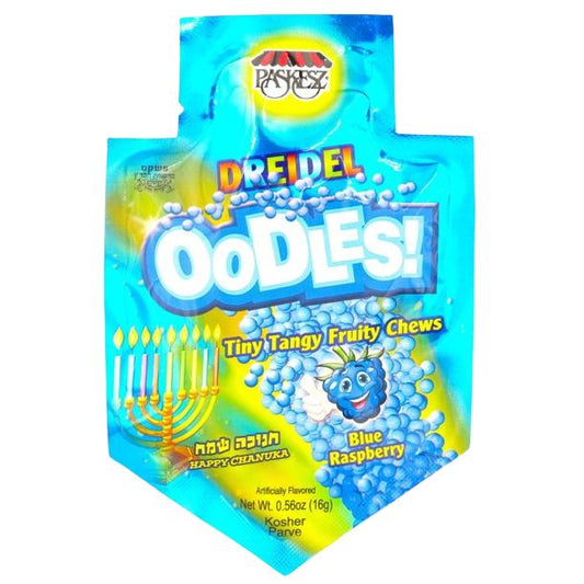DREIDEL OODLES! BLUE 16 G – KOSHER CANDY CHANUKKAH THEME