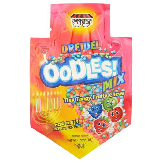 DREIDEL OODLES! MIX 16 G – KOSHER CANDY CHANUKKAH THEME