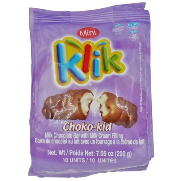 KLIK MINI CHOKO KID KOSHER CHOCOLATE 200 GR.