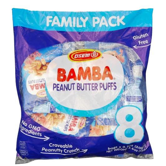 KOSHER BAMBA FAMILY PACK 8 X 20 GR.