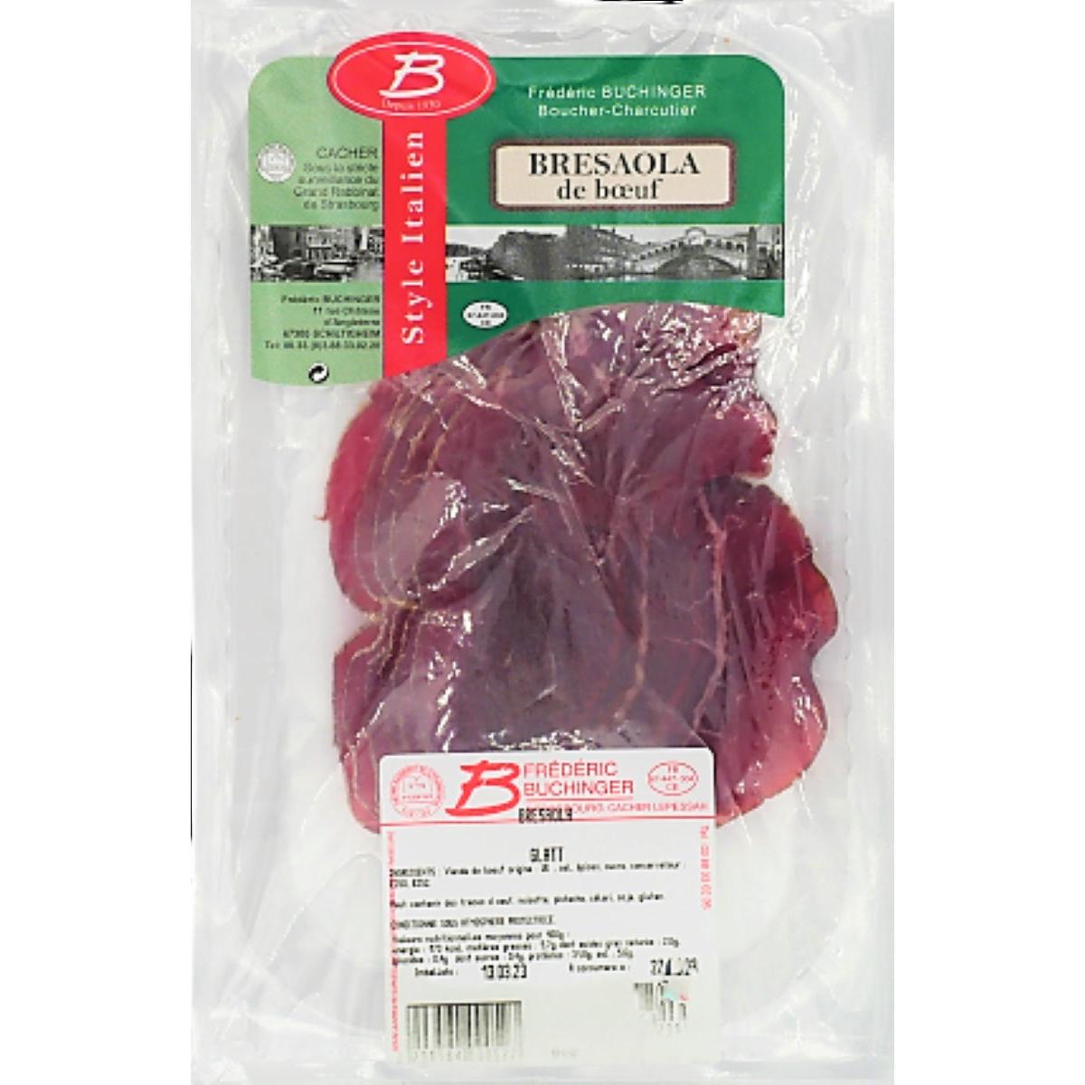 KOSHER BEEF BRESAOLA GLATT 100 GR.