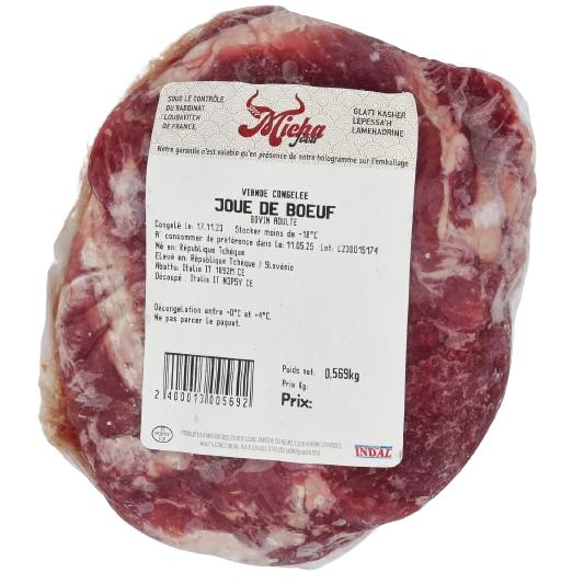 KOSHER BEEF CHEEK MEAT GLATT SL 1.2 KG