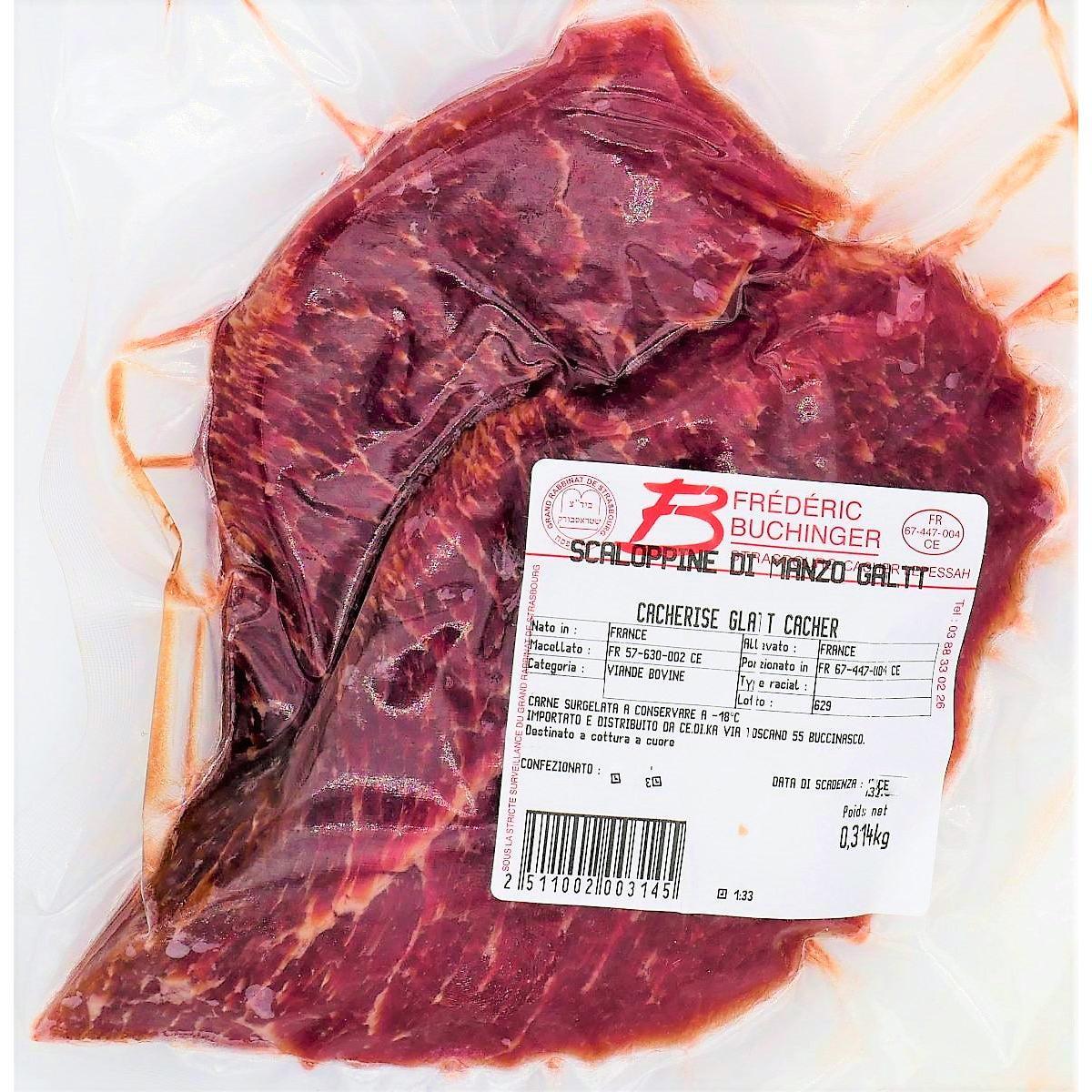 KOSHER BEEF ESCALOPES GLATT 700 GR.