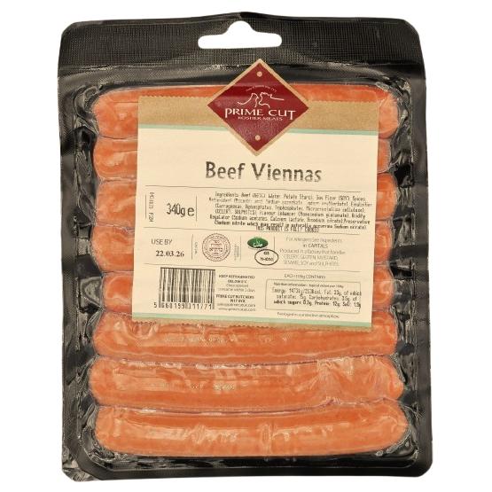 KOSHER BEEF SAUSAGES PRIME CUT 340 GR.