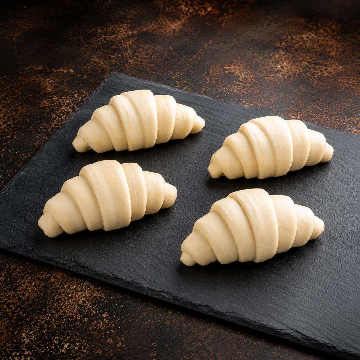 KOSHER CROISSANT PLAIN FROZEN UNBAKED 100 X 80 GR.