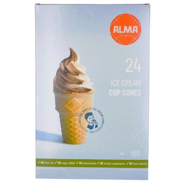 KOSHER CUP CONES FOR ICE CREAM 24 UNIT 120 GR.