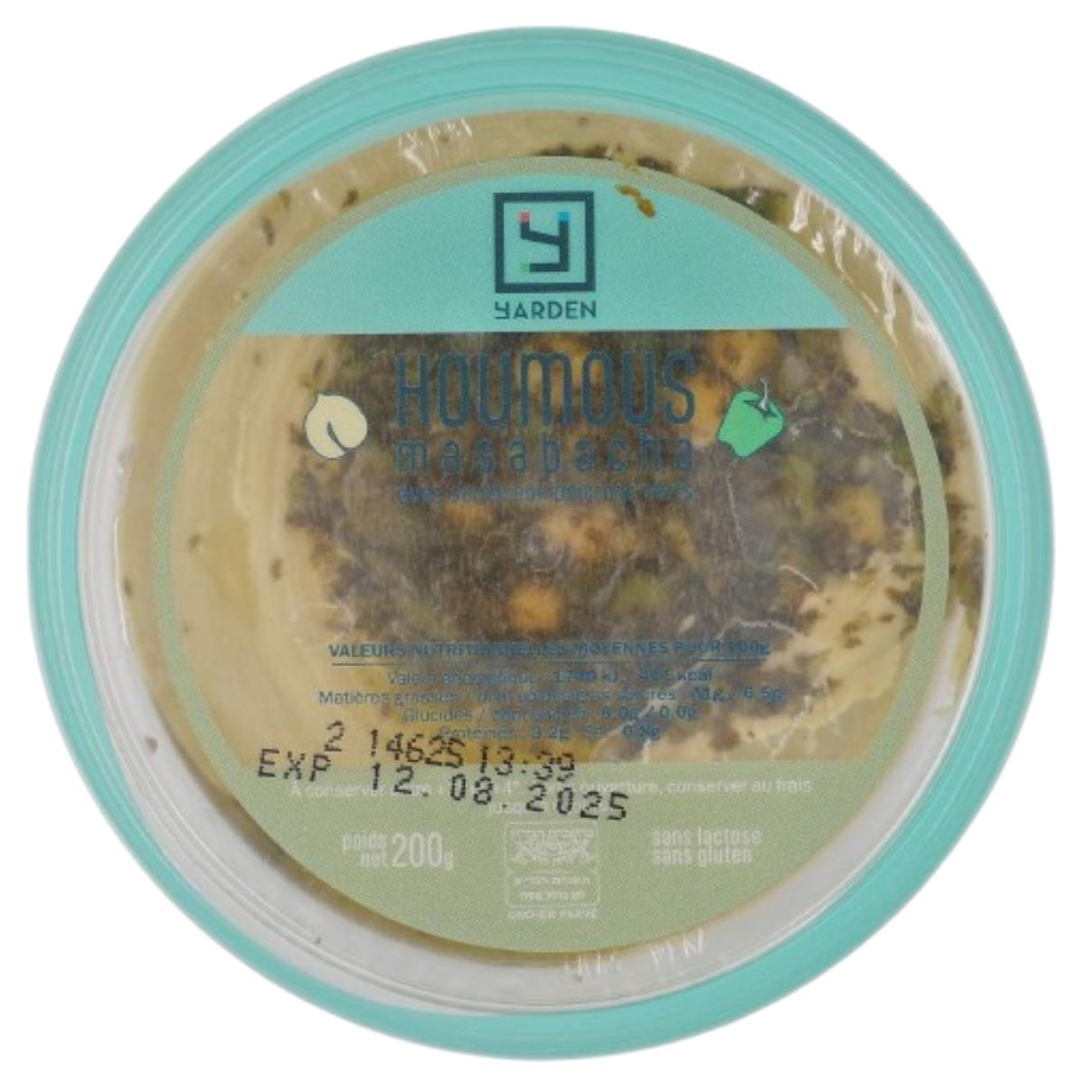 KOSHER HOUMUS & MASABACHA (SPICY) YARDEN 200 GR.