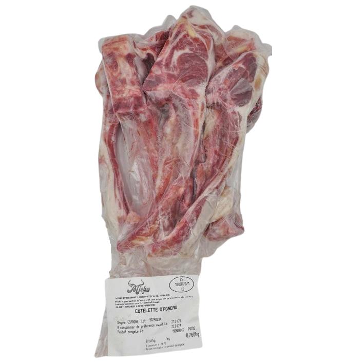 KOSHER LAMB RIBS GLATT SL 1 KG.