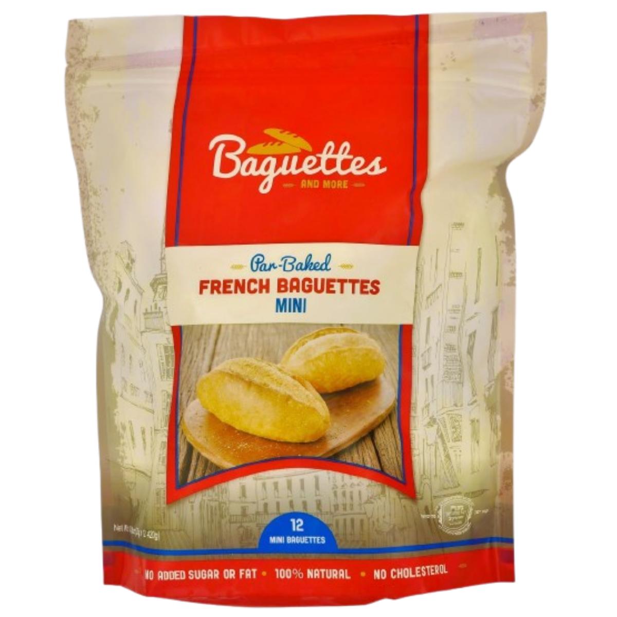 KOSHER MINI BAGUETTE PRECOOKED 12 X 35 GR