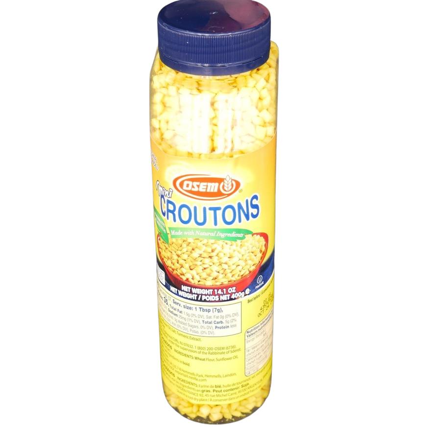 KOSHER MINI CROUTONS BOTTLE OSEM 400 GR.