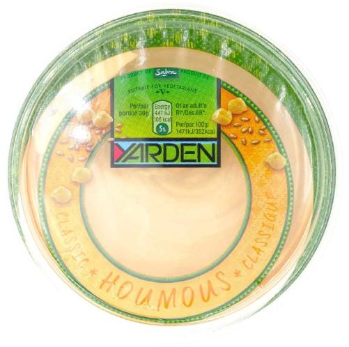 KOSHER PREMIUM HOUMUS YARDEN (SABRA) 250 GR.