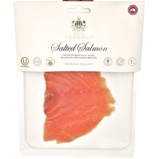KOSHER SALMON SLICES LIGHTLY SALTED 200 GR.