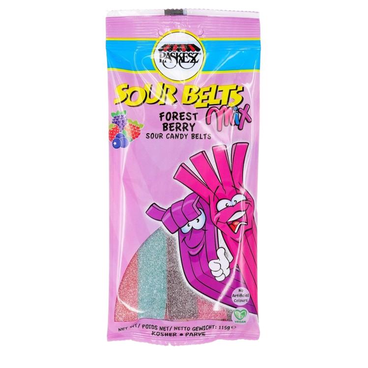 KOSHER SOUR BELTS FORREST BERRY MIX PASKESZ 115 GR.
