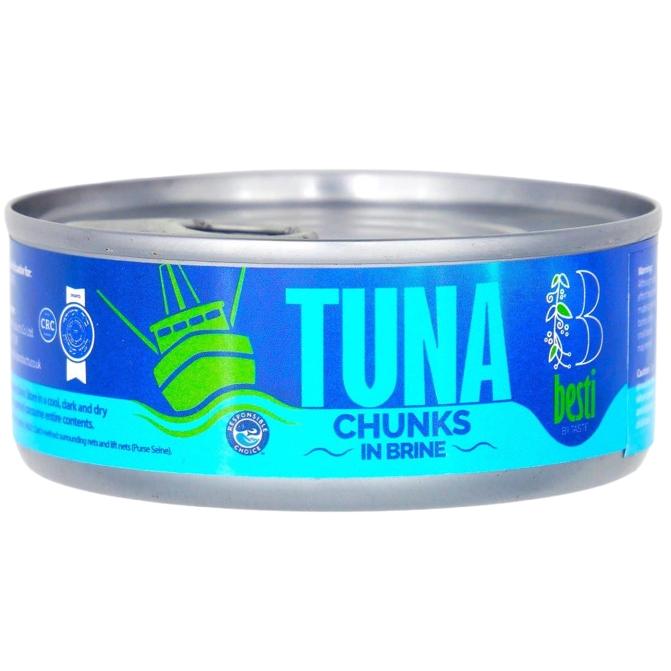 KOSHER TUNA IN BRINE BESTI CRC 145 GR.