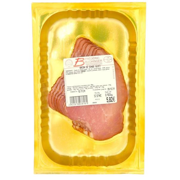 KOSHER TURKEY BACON GLATT 120 GR.