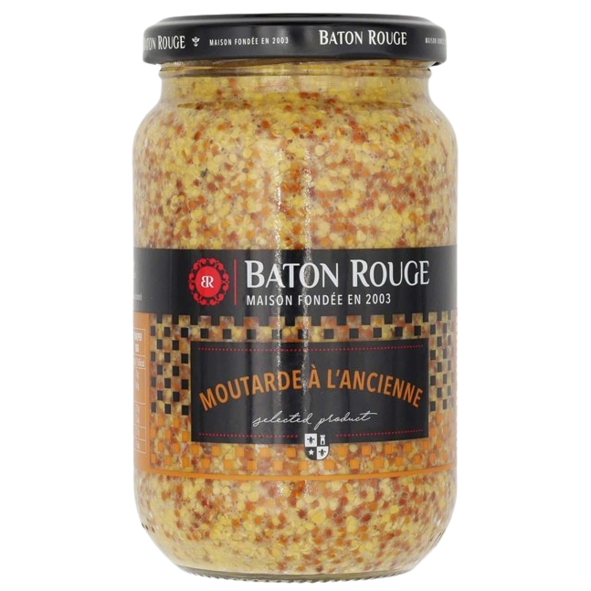 KOSHER WHOLEGRAIN MUSTARD MOUTARDE A L'ANCIENNE BR 350 GR.