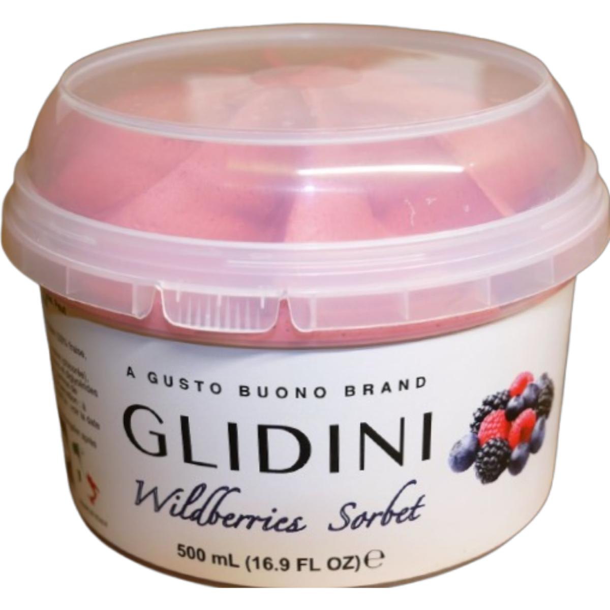 KOSHER WILDBERRIES SORBET PARVE GB 500 ML.