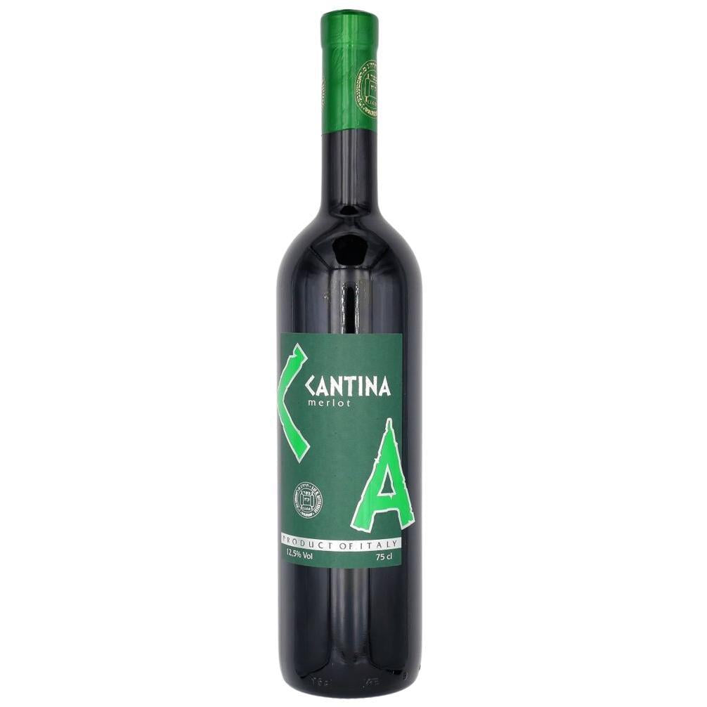 MERLOT CANTINA 750 ML. Kosher Red Wine From Italy