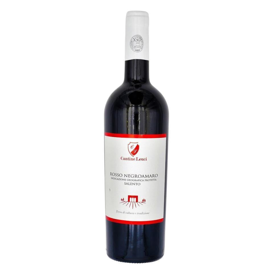NEGROAMARO LEUCI 750 ML. Kosher Red Wine From Italy
