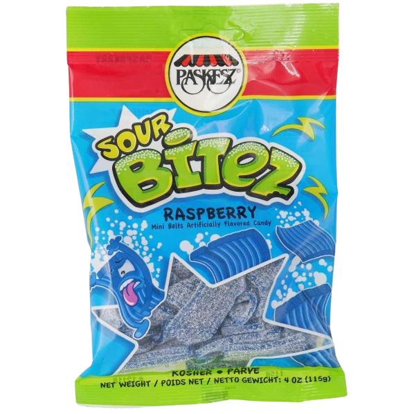 KOSHER MINI SOUR BITEZ RASPBERRY PASKESZ 115 GR.