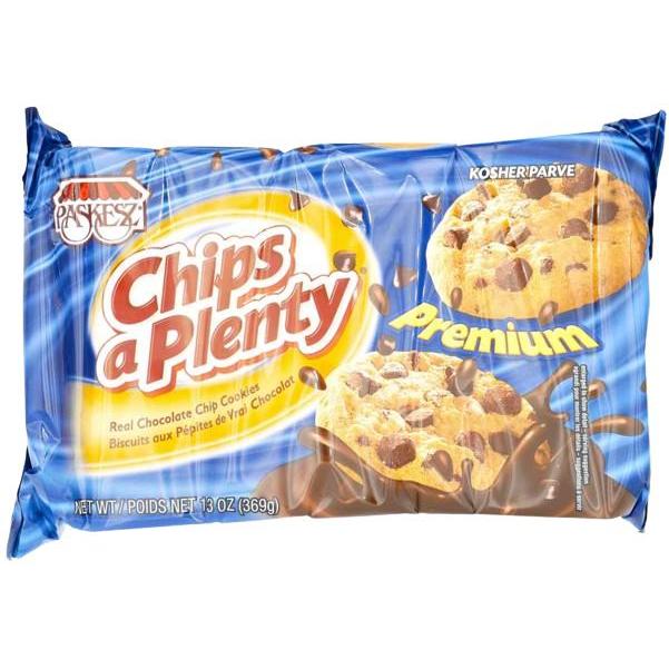 CHIPS A PLENTY PREMIUM KOSHER COOKIES 369 GR.