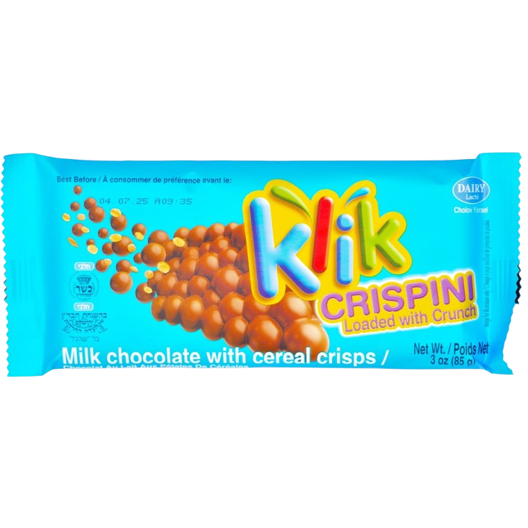 KLIK XL CRISPINI KOSHER CHOCOLATE 85 GR.