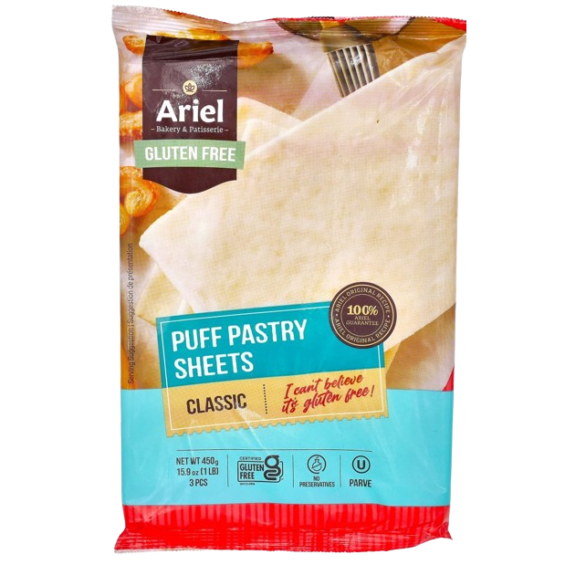 KOSHER GLUTEN FREE PUFF PASTRY SHEETS 450 GR.