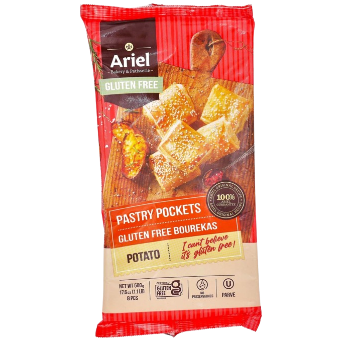 KOSHER GLUTEN FREE POTATO POCKETS 500 GR.