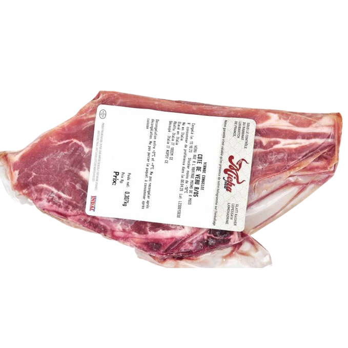 VEAL RIB GLATT KOSHER SL 400 GR.
