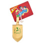 1 WOODEN SEVIVON DREIDEL – TRADITIONAL CHANUKKAH TOY