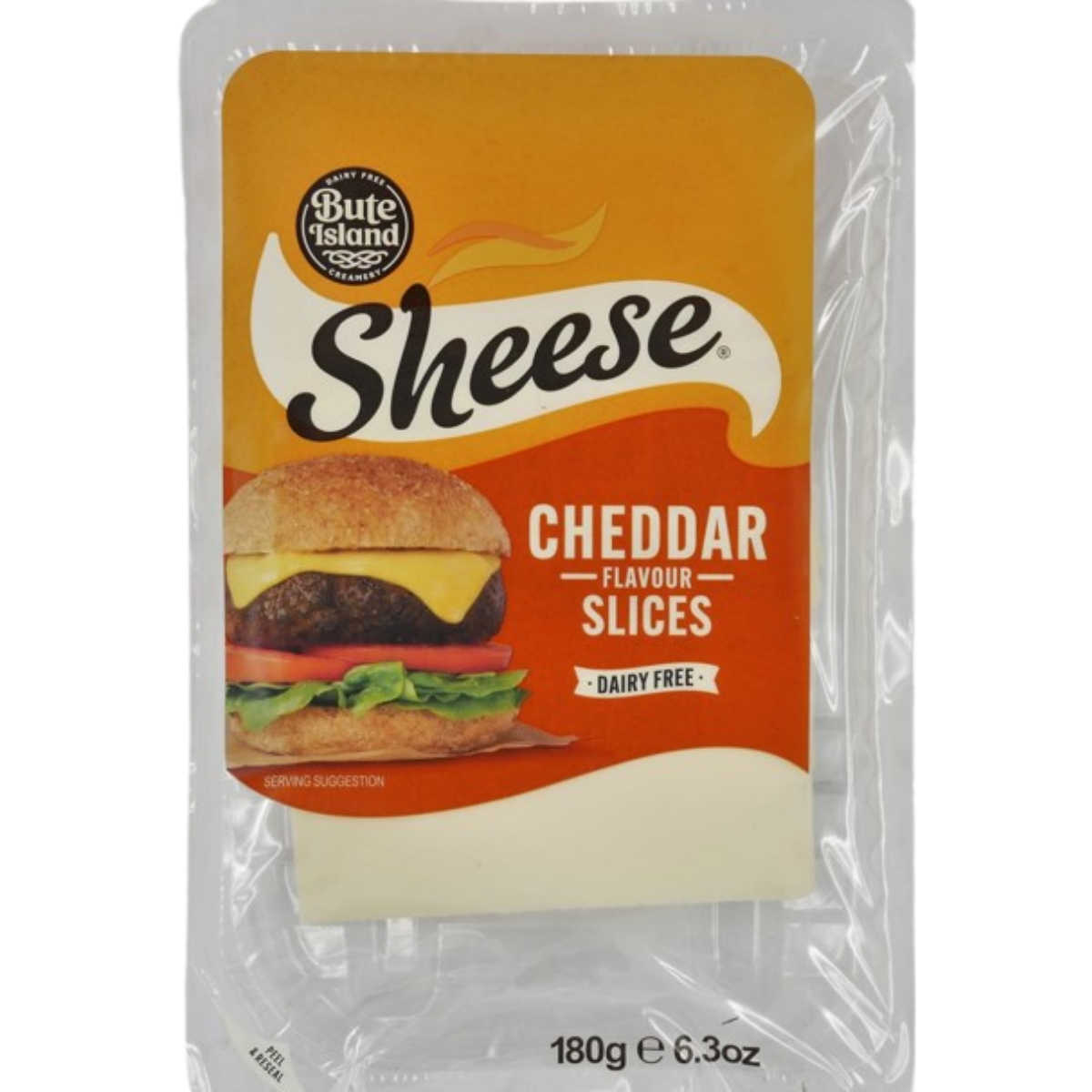 KOSHER VEGAN CHEDDAR SLICES SHEESE 180 GR.