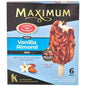 6 X MINI KOSHER VANILLA ALMOND ICE CREAM 