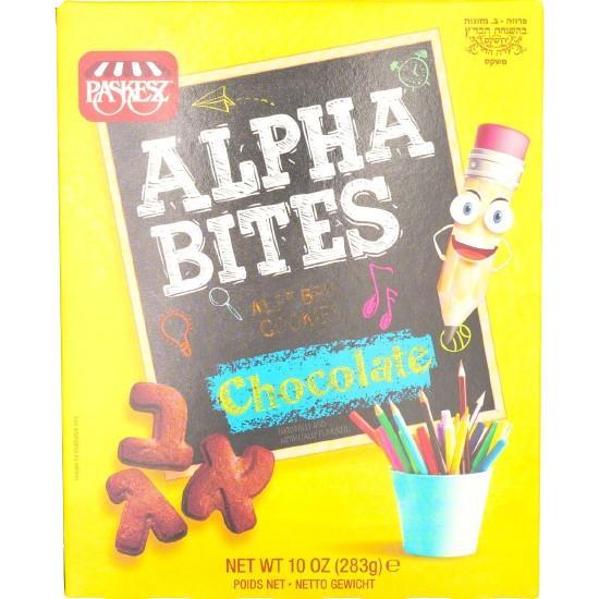 ALPHA BITES KOSHER CHOCOLATE COOKIES 283 GR.