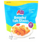 A&B KOSHER BREADED FISH STICKS 400 GR.