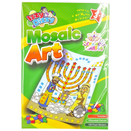 CHANUKA MOSAIC ART SET CREATIVE CRAFT KIT FOR KIDS