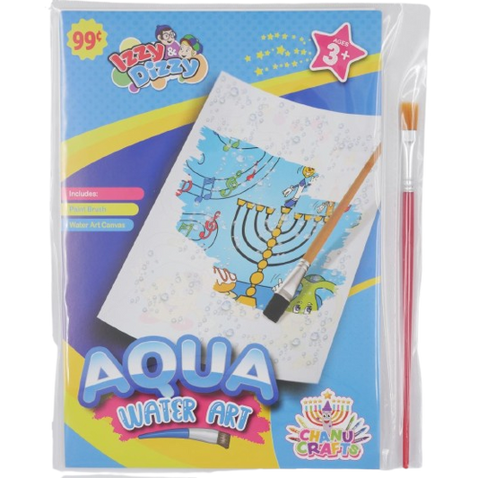 CHANUKA WATER ART SET – CREATIVE CRAFT KIT FOR KIDS