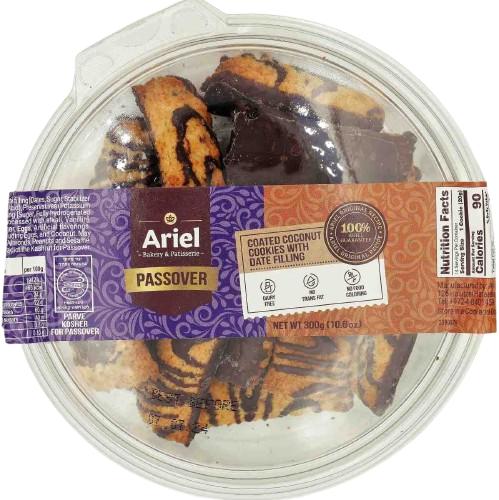 COATED COCONUT COOKIES WITH DATE FILLING AB. KLP 300 GR.