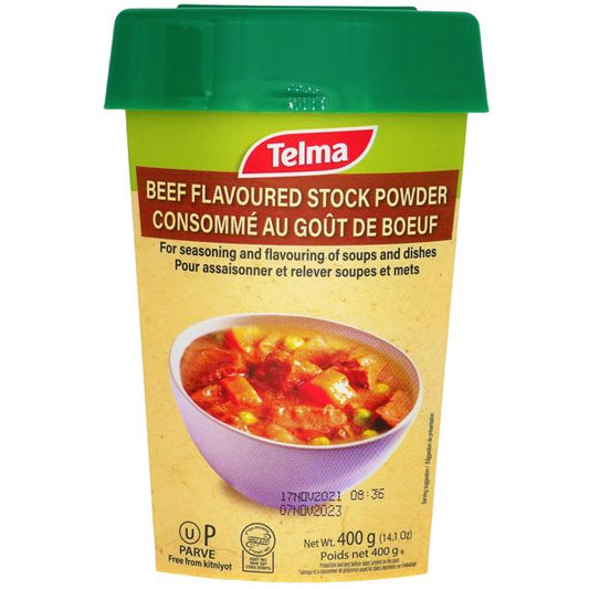KOSHER BEEF FLAVOURED STOCK POWDER PARVE KLP 400 GR.