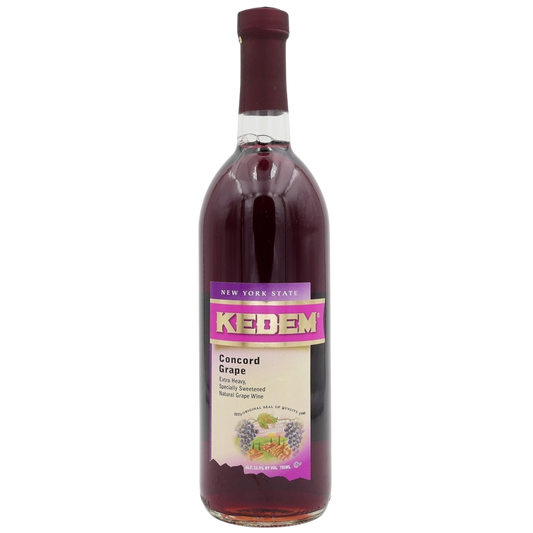 KEDEM CONCORD KOSHER GRAPE JUICE 750 ML.