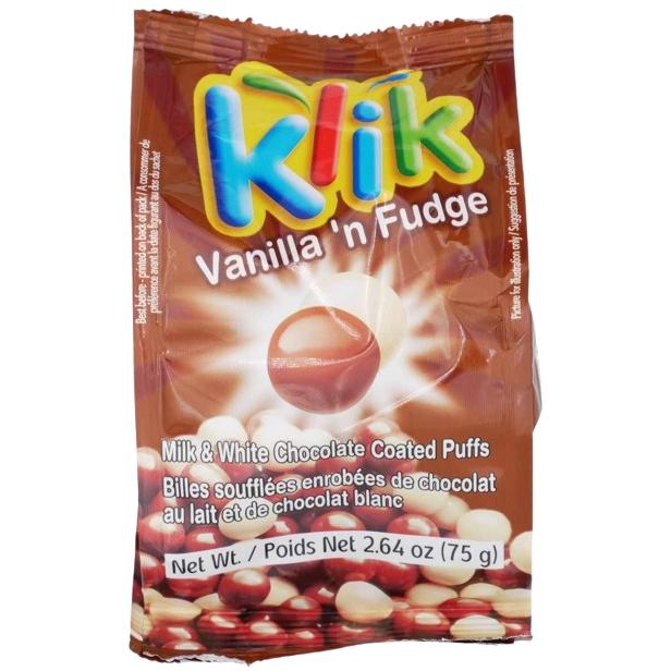 KLIK VANILLA FUDGE KOSHER CHOCOLATE 75 GR.