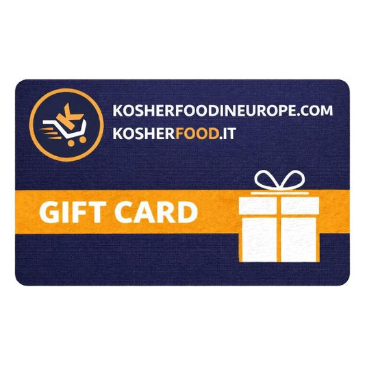 KOSHERFOOD.IT & KOSHERFOODINEUROPE.COM GIFT CARD
