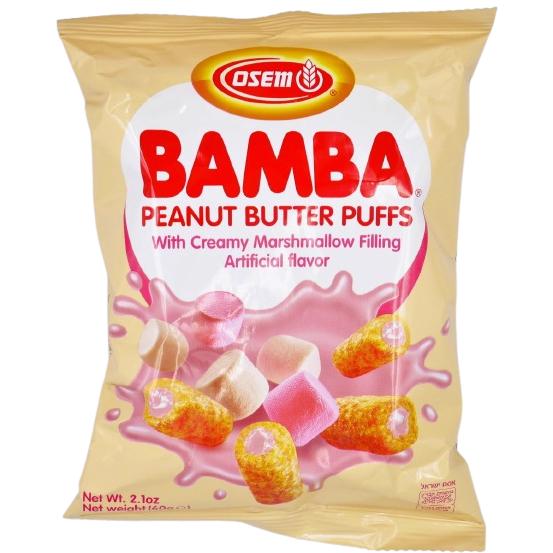 KOSHER BAMBA WITH CREAMY MARSHMALLOW FILLING 60 GR. 