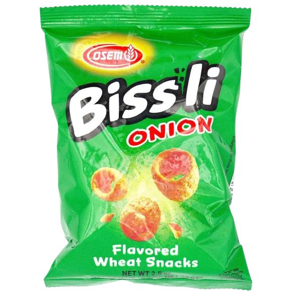 KOSHER BISSLI ONION SNACK OSEM 70 GR.