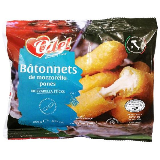 KOSHER BREADED MOZZARELLA STICK ODEL 250 GR. 