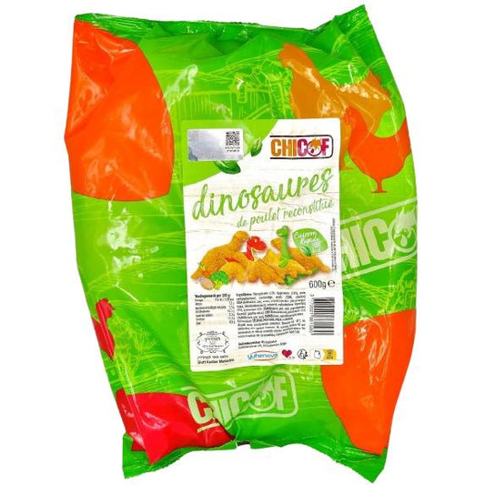 KOSHER CHICKEN DINOSAURES  NUGGETS CHIC-OF 600 GR. 